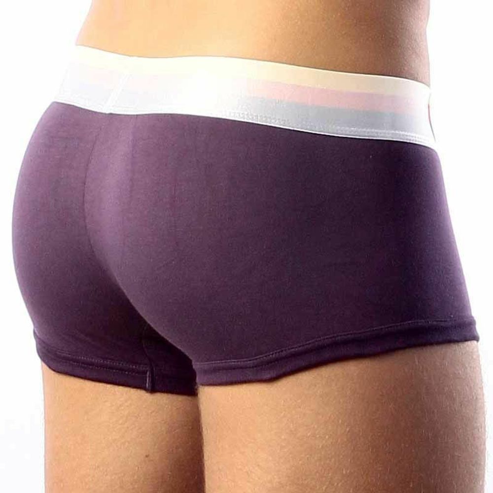 Мужские трусы хипсы Calvin Klein Steel Multicolor Aubergine