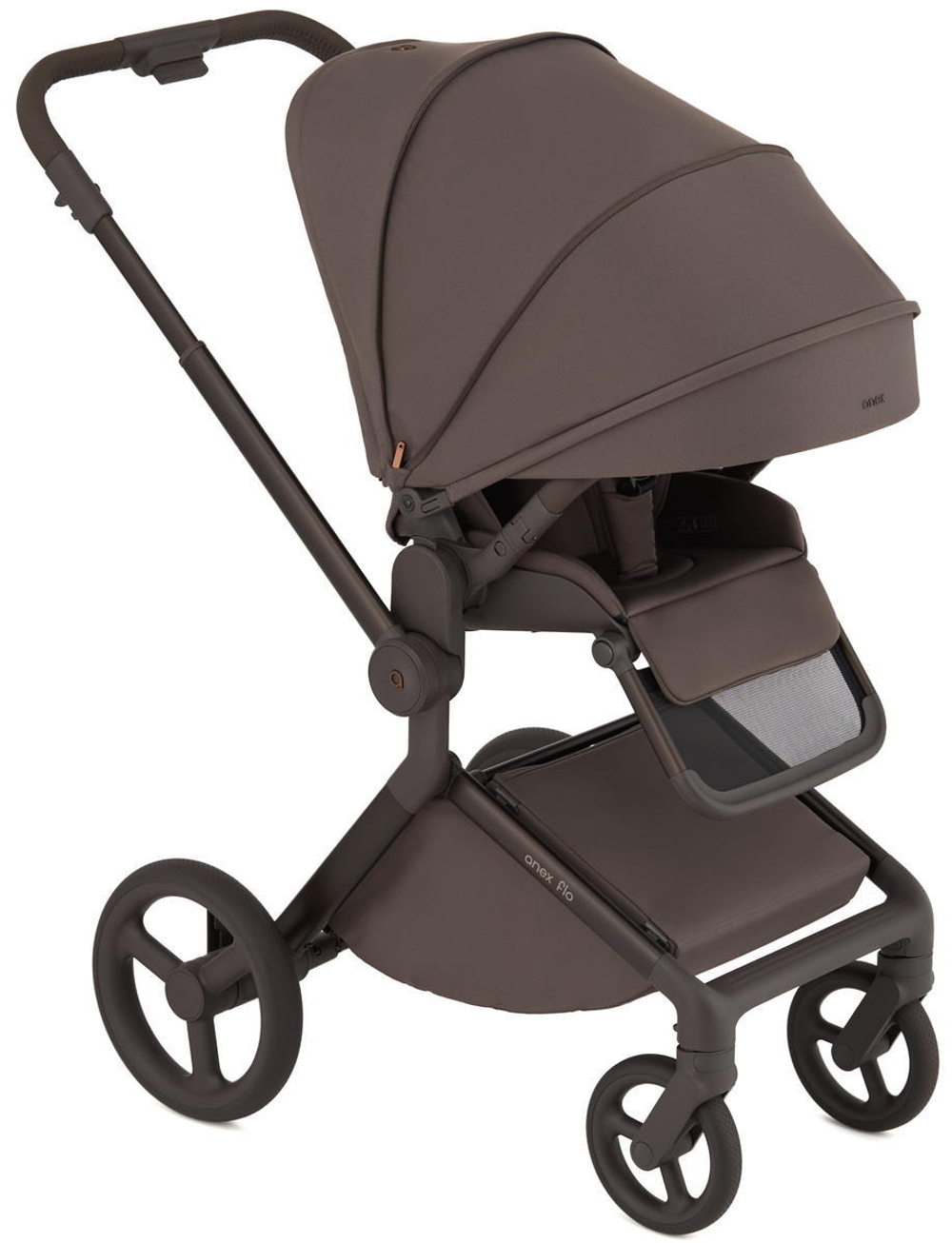 Детская коляска Anex Flo x Avionaut Cosmo 3 в 1 без адаптеров Browny/ss-06 Black