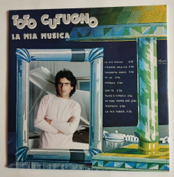 Винтажная виниловая пластинка LP Toto Cutugno La Mia Musica (Italy 1981)