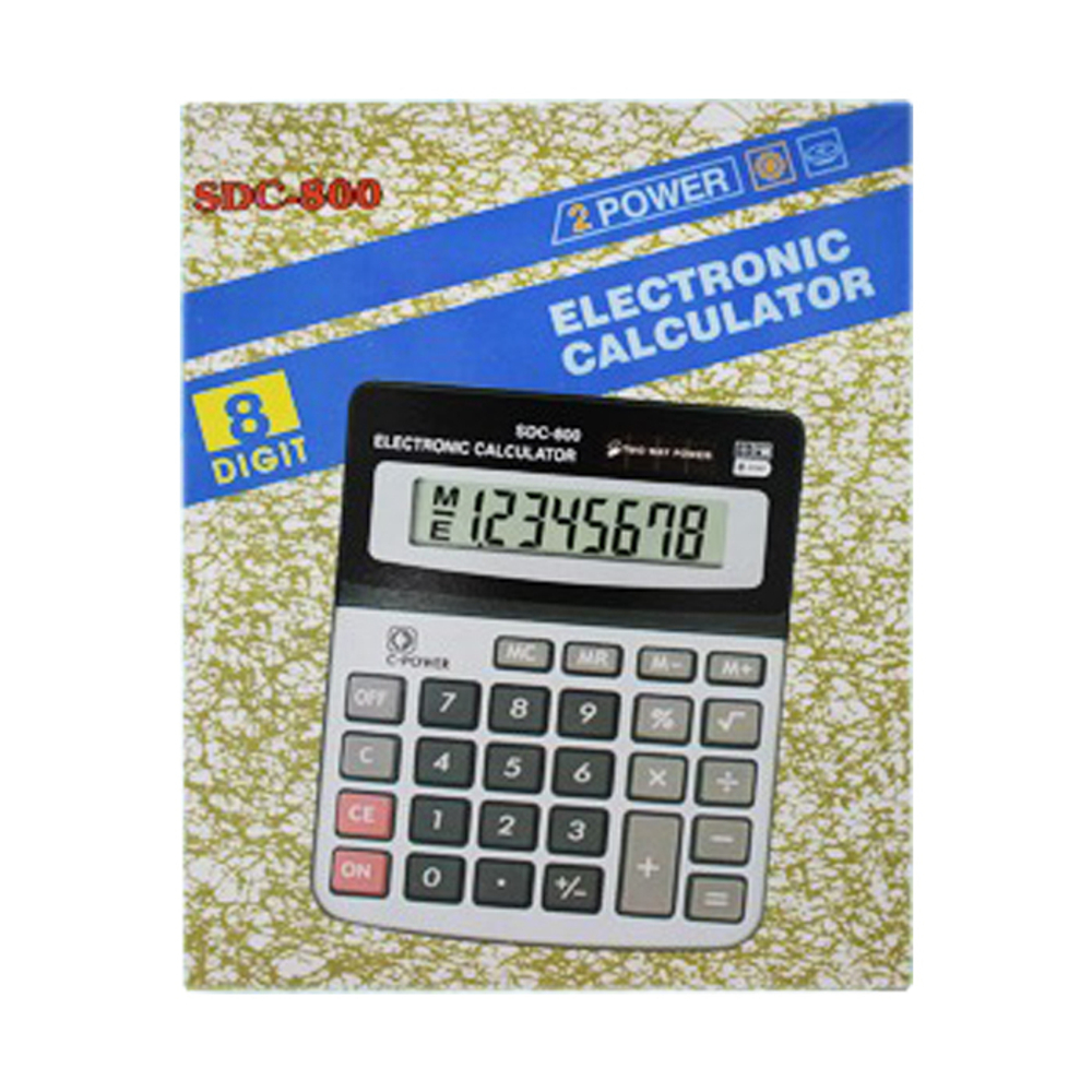 Калькулятор настольный Basir 8 Bit, LCD, 13.5*10.5*2.5 см, серый