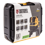 Лазерный уровень LX 06 Green, 30 м, 520 нм, аккумулятор Li 5200 mAh, резьба 5/8" Denzel