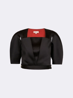 Топ с объемными рукавами OLA OLA