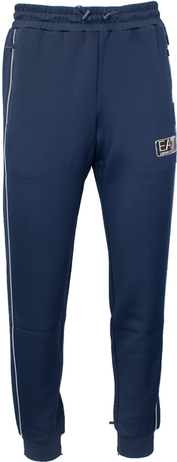 Мужские теннисные штаны EA7 Man Jersey Trouser - navy blue