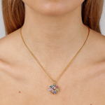 Колье Dyrberg Kern DELISE SG PASTEL MULTI / WHITE PEARL 460516