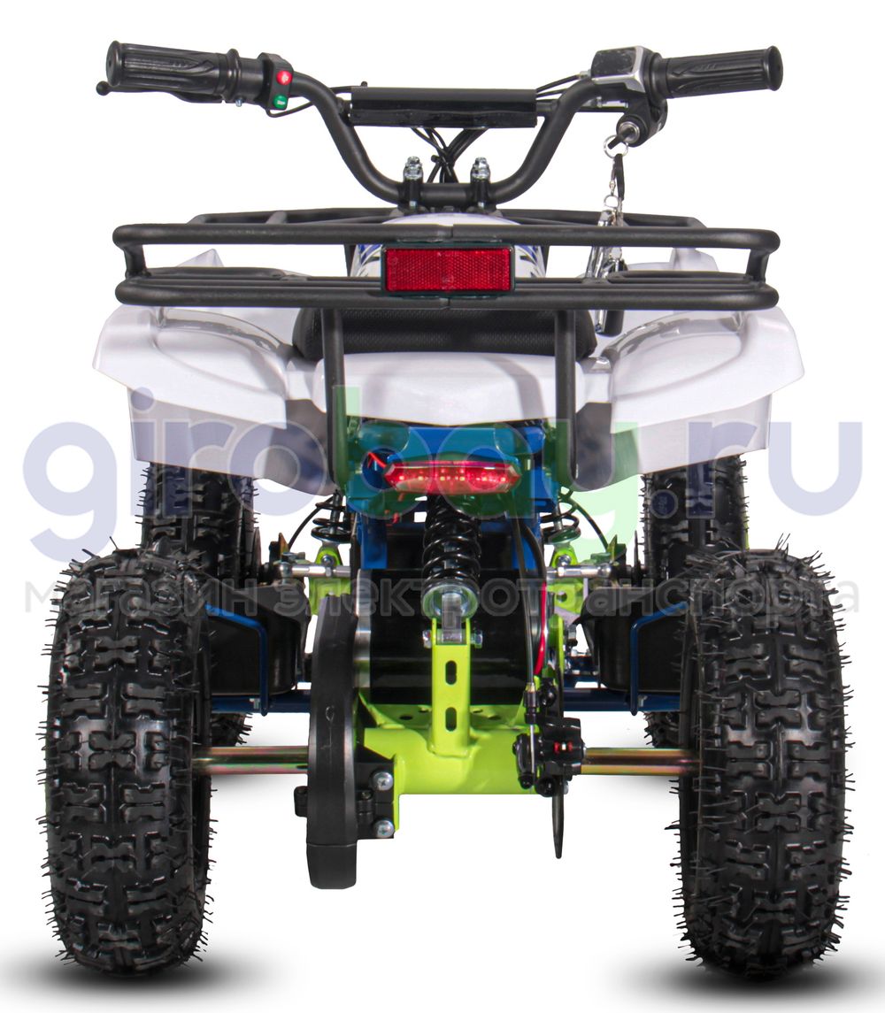 Детский электроквадроцикл WHITE SIBERIA SNEG MINI 1000W - Голубой фото 5 фото №10