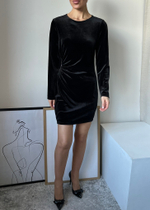 Бархатное платье Zara, S