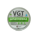 Шпатлевка(шпаклевка) VGT готовая акриловая по дереву ЭКСТРА мебельная, столярная, дуб светло-серый, 0,3кг