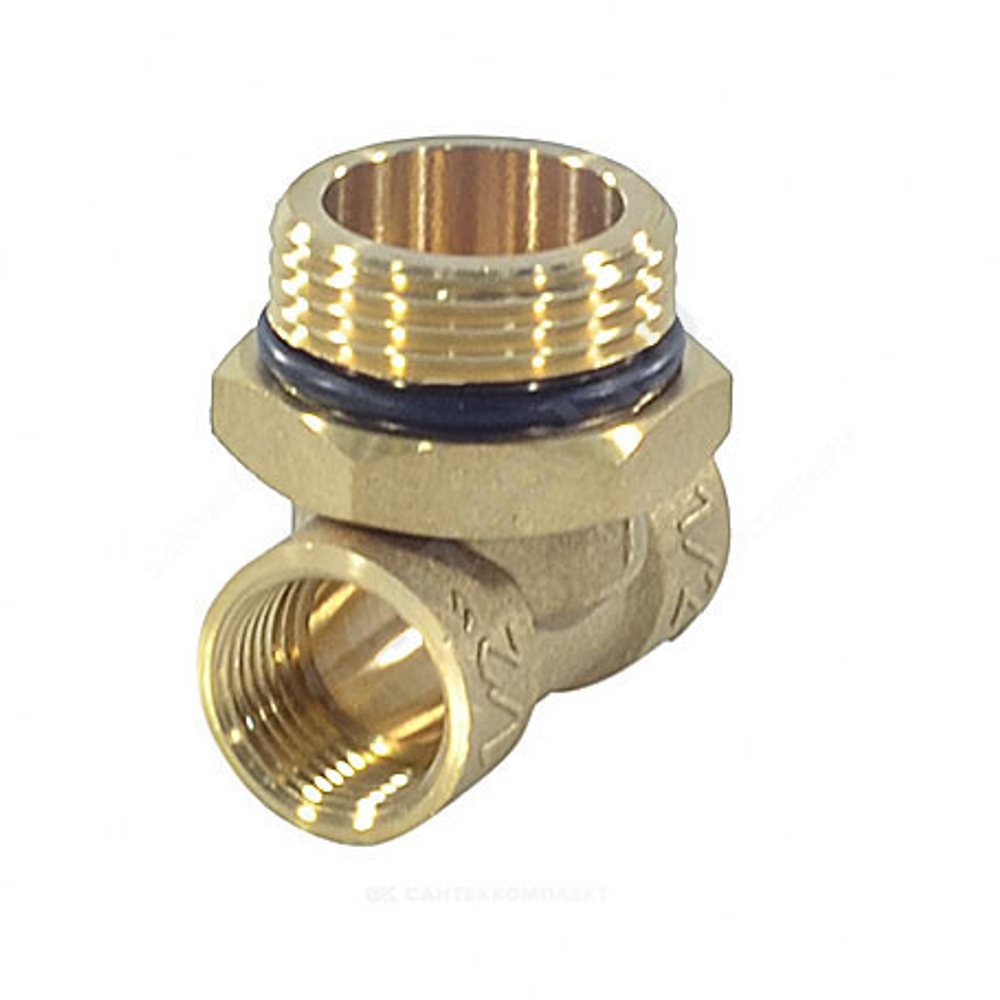 Тройник коллекторный латунь 1"х1/2"х1/2" Апогей 340001