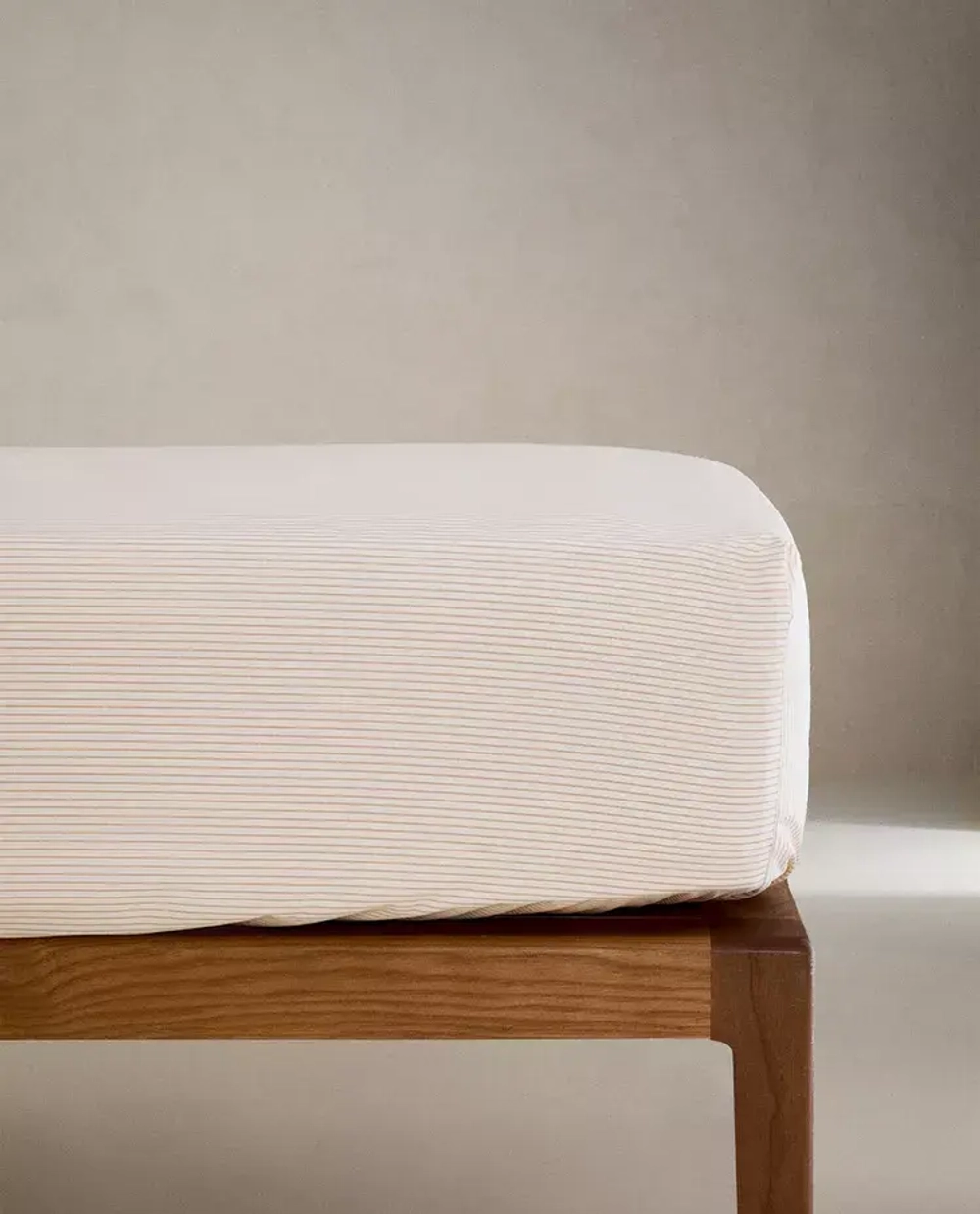 ZARA HOME ДЕТСКАЯ ПРОСТЫНЯ В ПОЛОСКУ, РОЗОВЫЙ