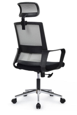 Кресло Riva Минт RCH M1029HBE Серый/Черный