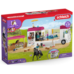 Schleich Horse Club - Автомобиль для транспортировки лошадей + аксессуары 42619