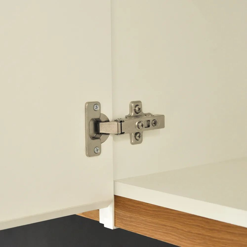 Кухня Валенсия 240 см со столешницей (7 модулей) / белый ЛДСП, массив дуба