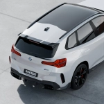 Карбоновый спойлер на крышу Sooqoo для BMW X3 G45 2025 БМВ аэродинамический тюнинг