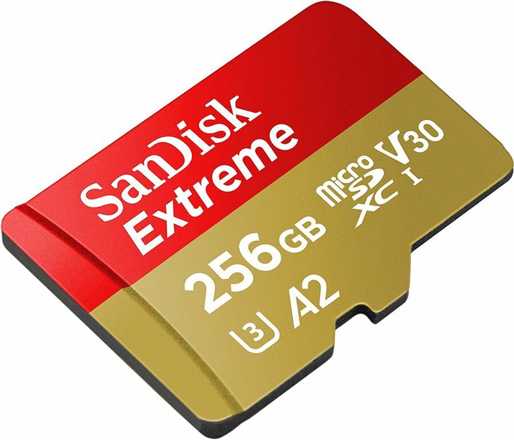 Карта памяти Sandisk Extreme 256 ГБ, 160 МБ/с, Class 10, SDSQXA1-256G-GN6MA