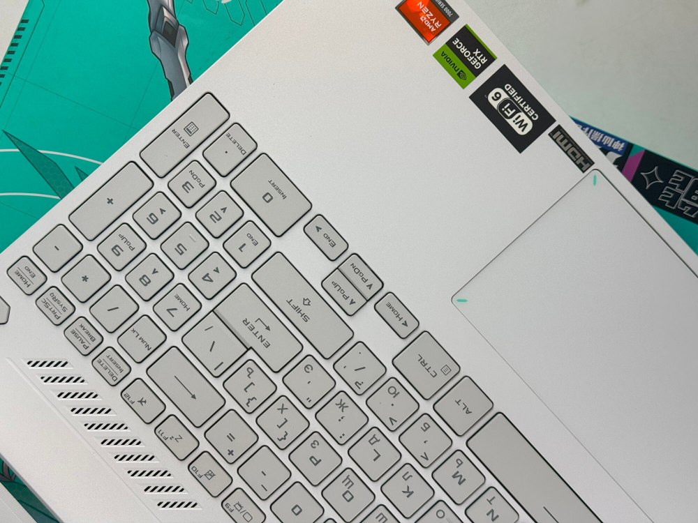 Игровой ноутбук ASUS TUF 4 (Tianxuan 4) FA507, R9-7940H, RTX4060, 16ГБ/1ТБ, 15.6" 165hz, Русская клавиатура+Русский Windows 11 Home, Синий-зелёный