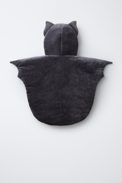 ZARA КОСТЮМ ЛЕТУЧЕЙ МЫШИ С КАПЮШОНОМ, СЕРЫЙ