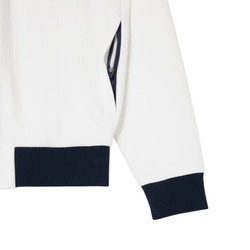 Мужская теннисная кофта Lacoste Tennis Heritage Ultra Dry - white/navy blue