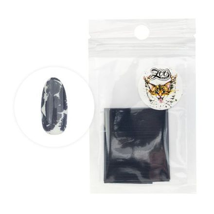 Zoo Фольга для литья переводная глянец, графит, 4х50см