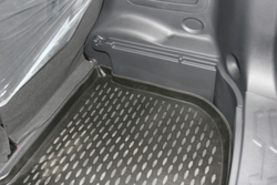Коврик в багажник для KIA Soul, 2008- нижний, кроссовер (полиуретан) арт.NLC.25.37.N13