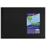 Скетчбук, слоновая кость, 100 г/м2, 210х148 мм, 110 л., книжный твердый переплет, BRAUBERG ART, 113186