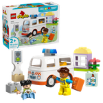 LEGO DUPLO 10447 «Скорая помощь с водителем» — развивающий набор для малышей 2+