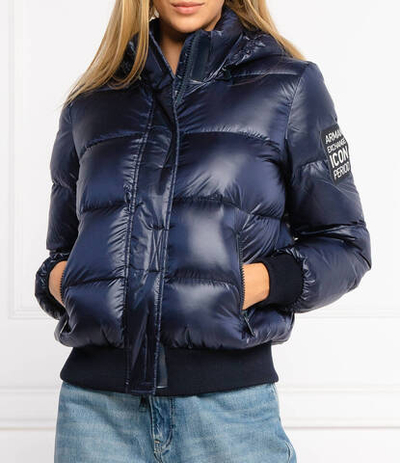 пуховая куртка Armani Exchange - темно-синий(8NYB40 YNYNZ)