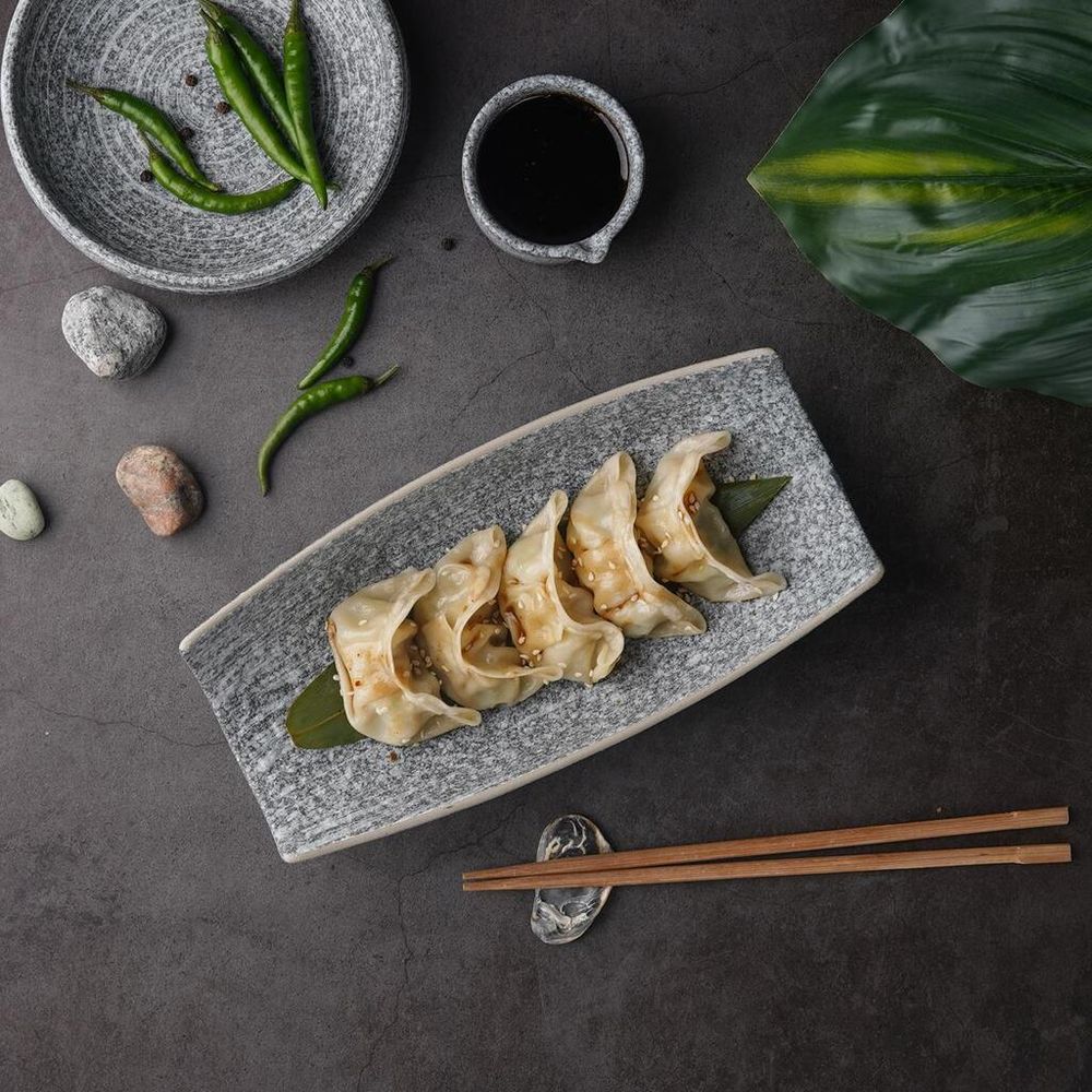 Блюдо прямоугольное 25*12*5,5 см Side Up4 Stone Untouched Taiga P.L. Proff Cuisine [1]