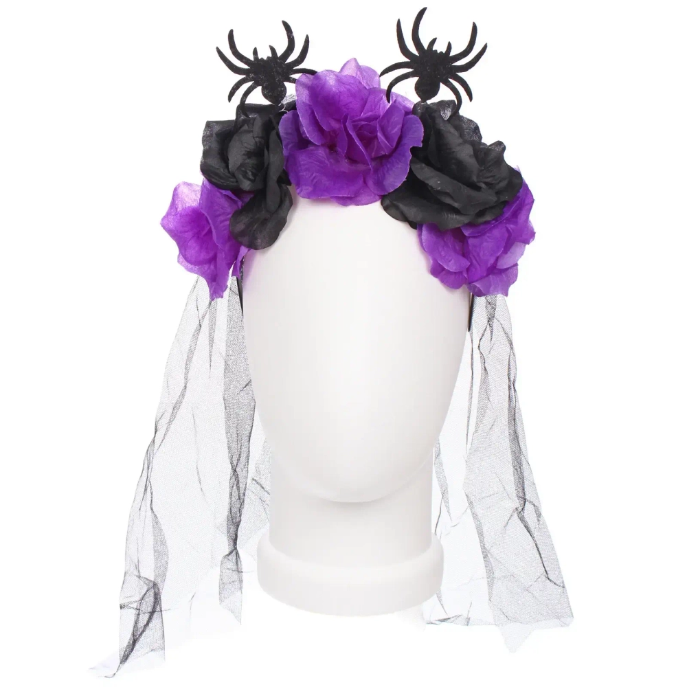 Ободок карнавальный «Helloween - Пауки», микс