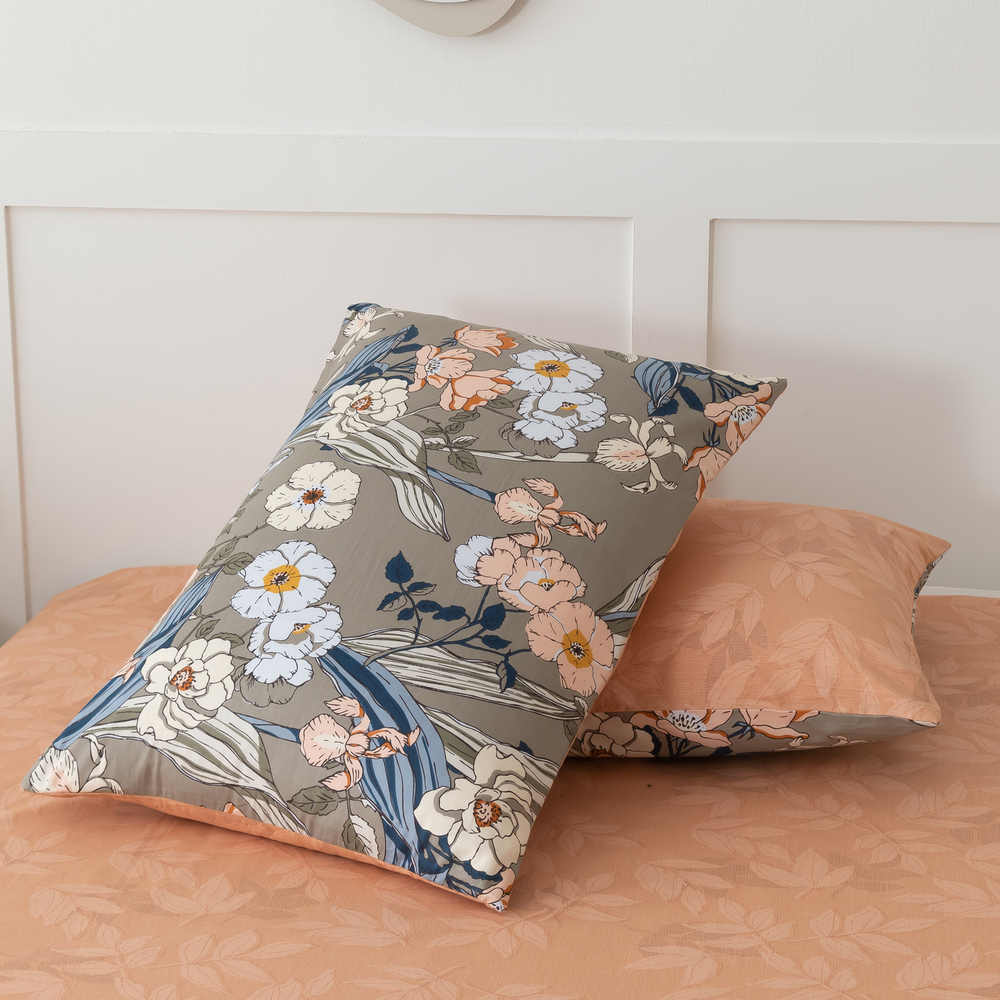 Комплект постельного белья Люкс Сатин 100% хлопок на резинке AR326