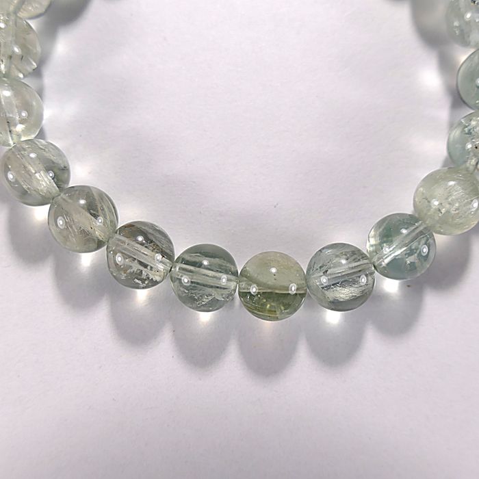 Бусина из олигоклаза (Аруша, Танзания), шар гладкий 8 мм