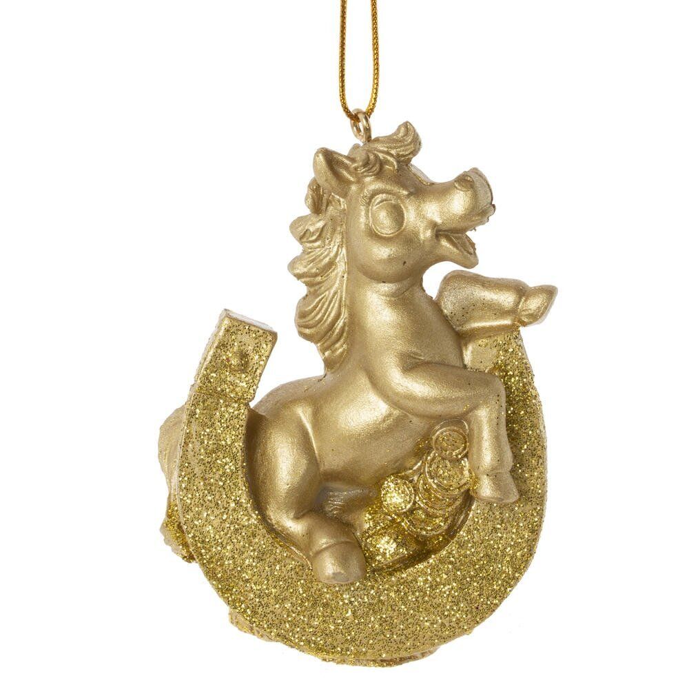 GAEM Фигурка декоративная подвесная"Лошадка", L5 W3 H7,5 см, 2в.