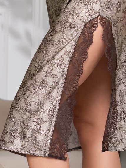 Длинная женская сорочка MIA-AMORE АЖУР 8775