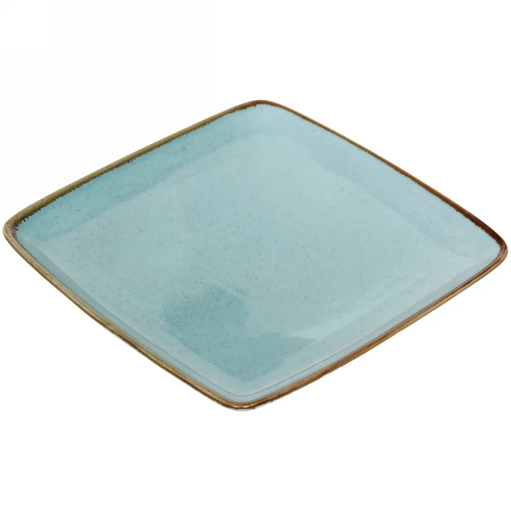 Тарелка керамическая «Tiffany Blue» обеденная 26*26*2см