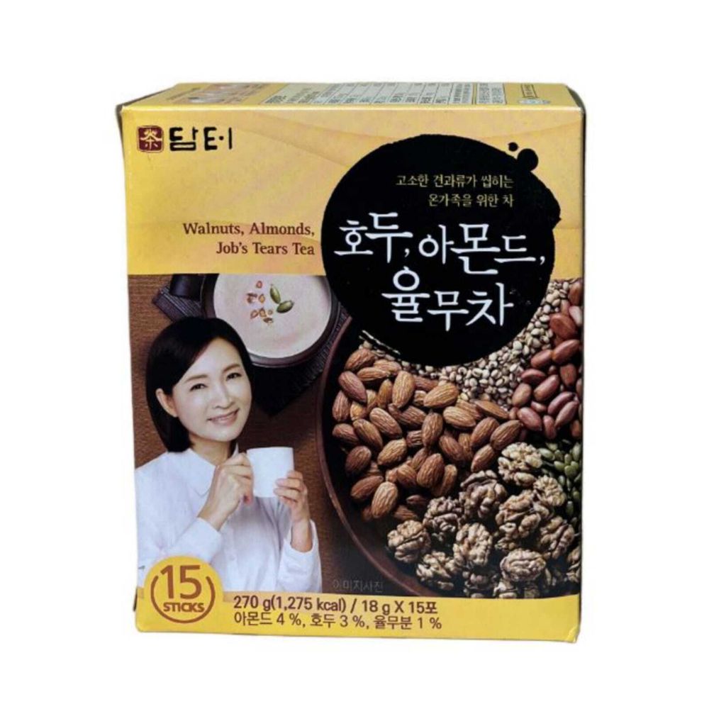 Корейский чай Damtuh Walnuts Almond Job&#39;s Tears 15 саше 2 шт
