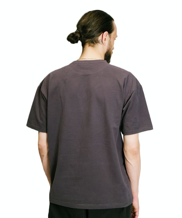 Футболка оверсайз Milk темно-серая - фото 4