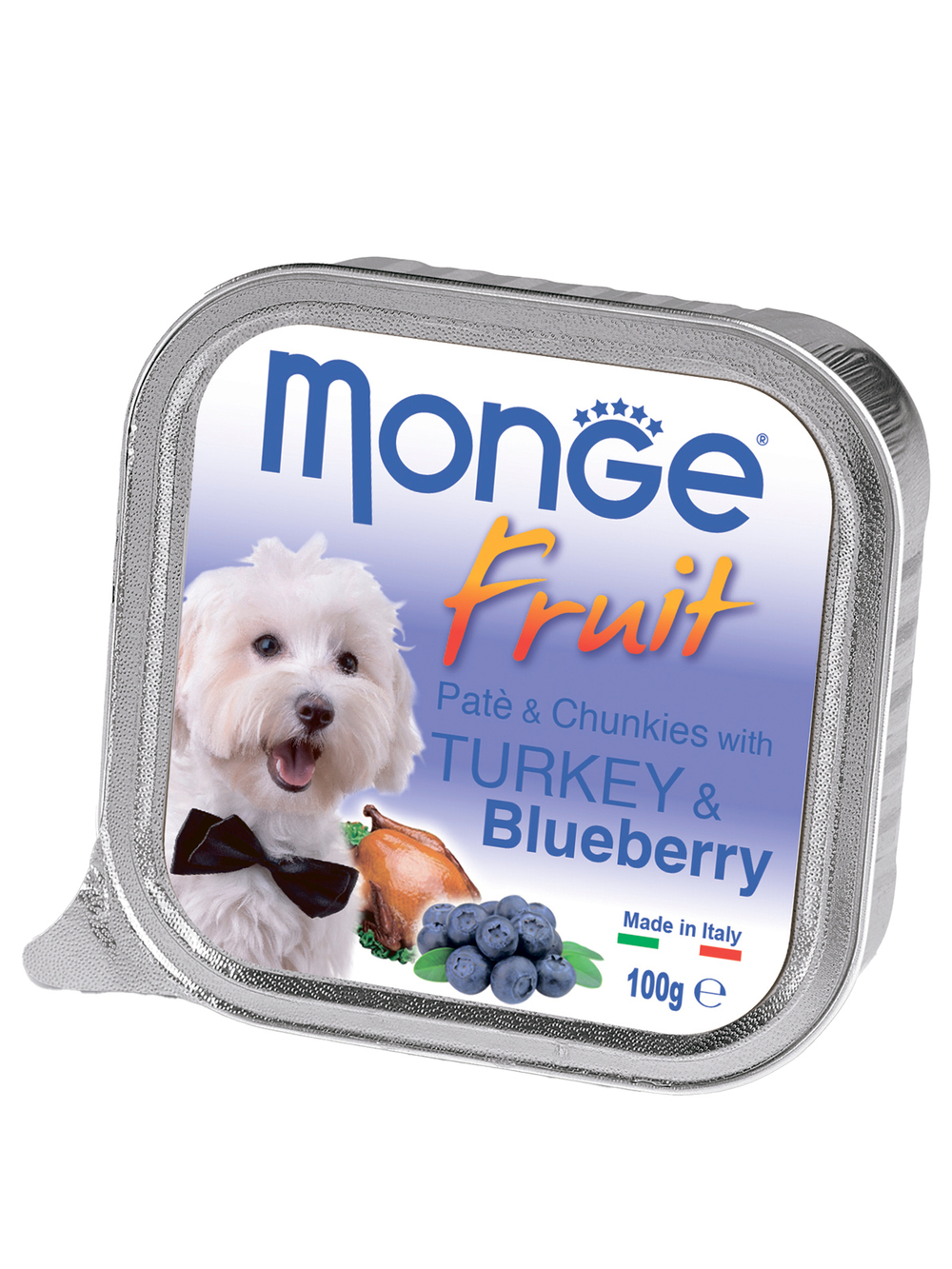 Влажный корм Monge Dog Fruit для собак,с индейкой с черникой 100 г