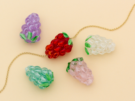 Бусина "Виноград" 23мм, стекло