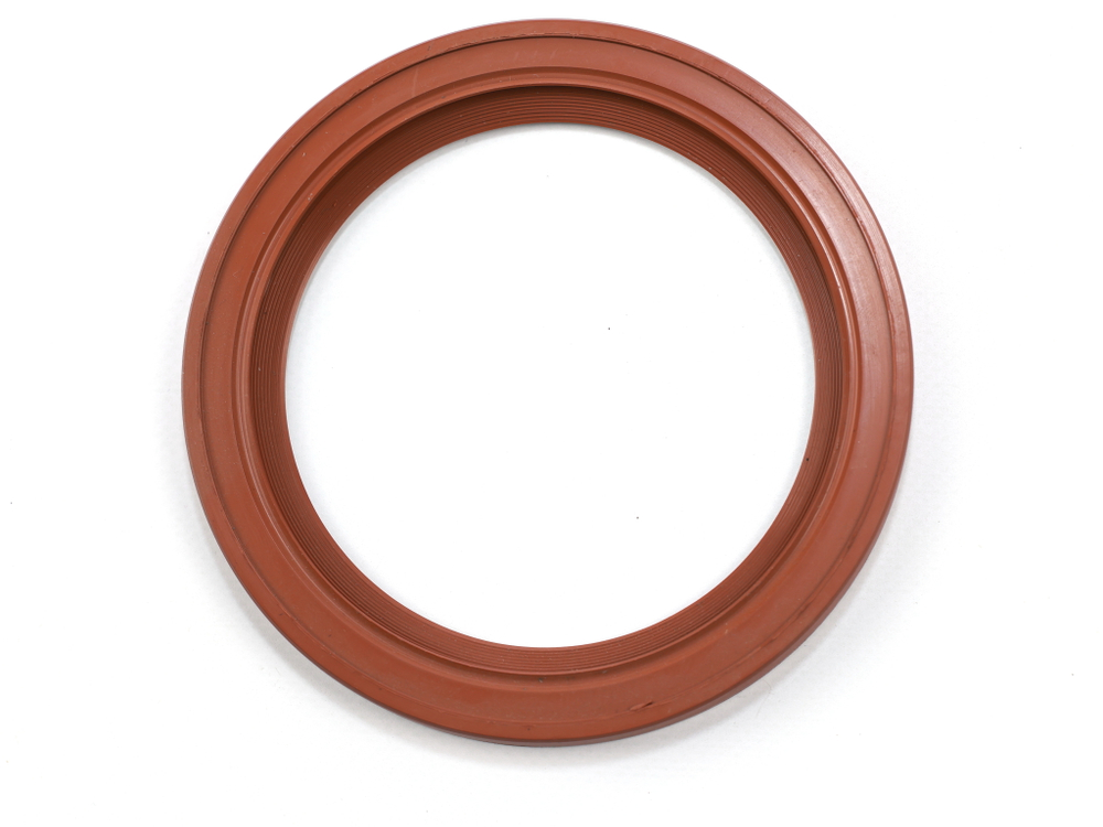 Манжета 105х130х12 а/м КАМАЗ коленчатого вала задняя (красная с конической губой/ FPM+МКВ) Резинотехника г. Балаково ( ОЕ РТ7405.1005160МКВ )