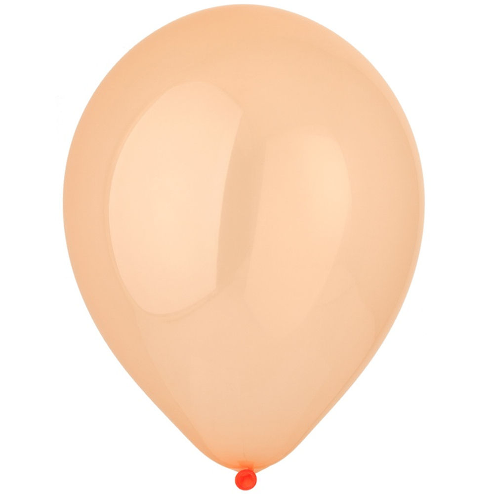 Шар латексный Кристалл 13 см (Оранжевый)