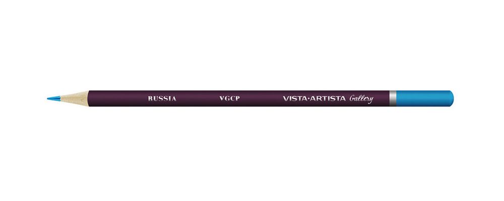 Карандаш цветной проф. ВИСТА АРТИСТА №530 бирюзово-синий (82984229634)