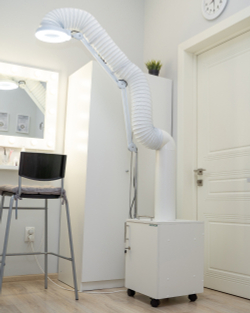 ANVIKOR VC-AIR-5 Вытяжка для кератина и ботокса с лампой высота