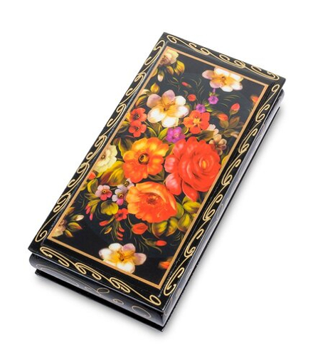 Народные промыслы ШК-11/ 5-I Шкатулка-купюрница в технике декупаж (8х17х4)