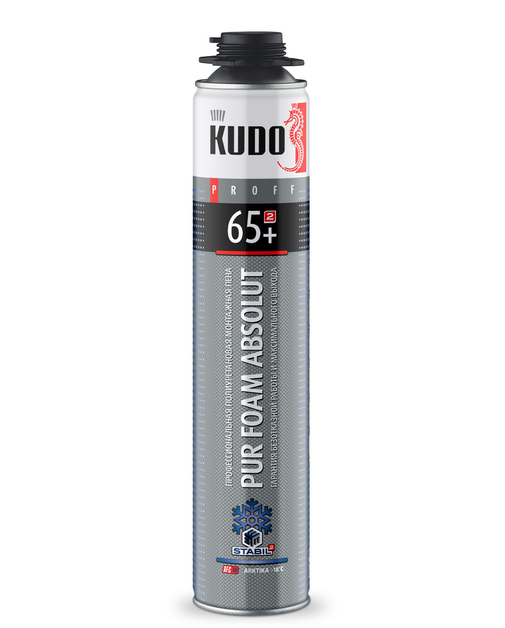 Пена полиуретановая монтажная KUDO PROFF 65+ARKTIKA