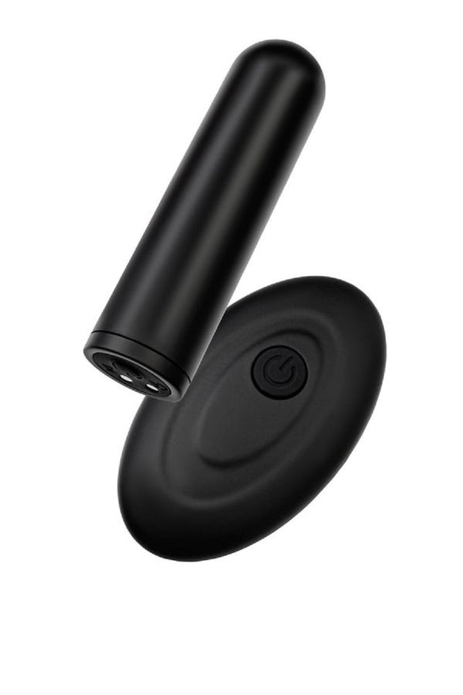 Вибропуля realstick caliber черная с пультом