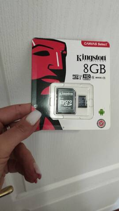 Карта памяти 8GB micro SD Kingston