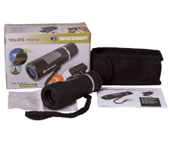 Комплект поставки монокуляра Bresser 10x 25 Black