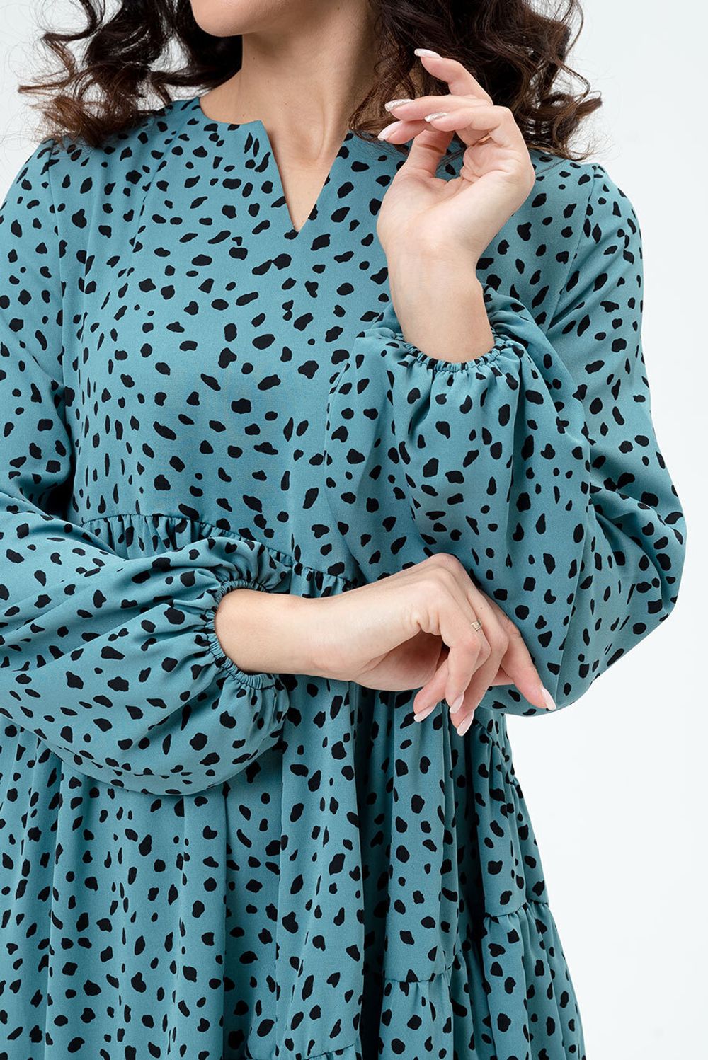 Платье Марика (42-52) Serenada бирюзовый (Акция)