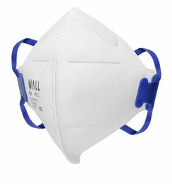 Респиратор Wall 95H, FFP2 без клапана , складной трехпанельный