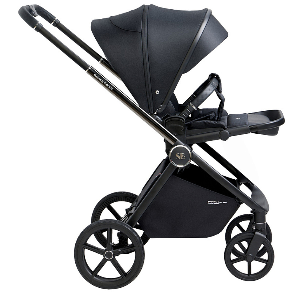 Детская прогулочная коляска Sweet Baby Elegante Chrome/Black