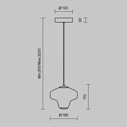 Подвесной светильник Maytoni Sirocco MOD359PL-L6BS3K